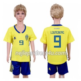 Fotbalový Dres Švédsko Ljungberg 9 Dětské Domácí MS 2018